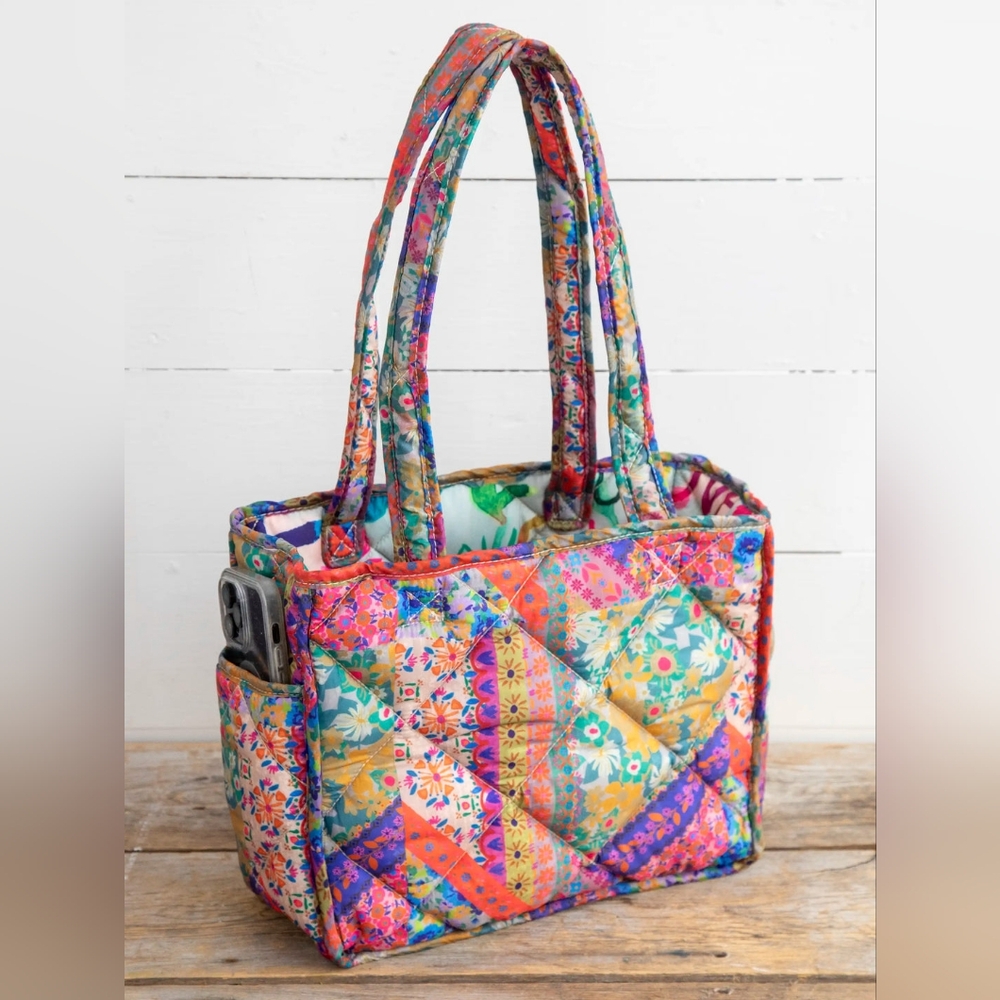 NATURAL LIFE Reversible Puffy Tote Bag - Medium, Love